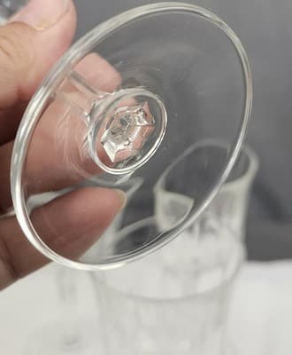 St. George American Heritage 4 Crystal Wine Glasses Long Stemware Water Goblet - Thumbnail 9