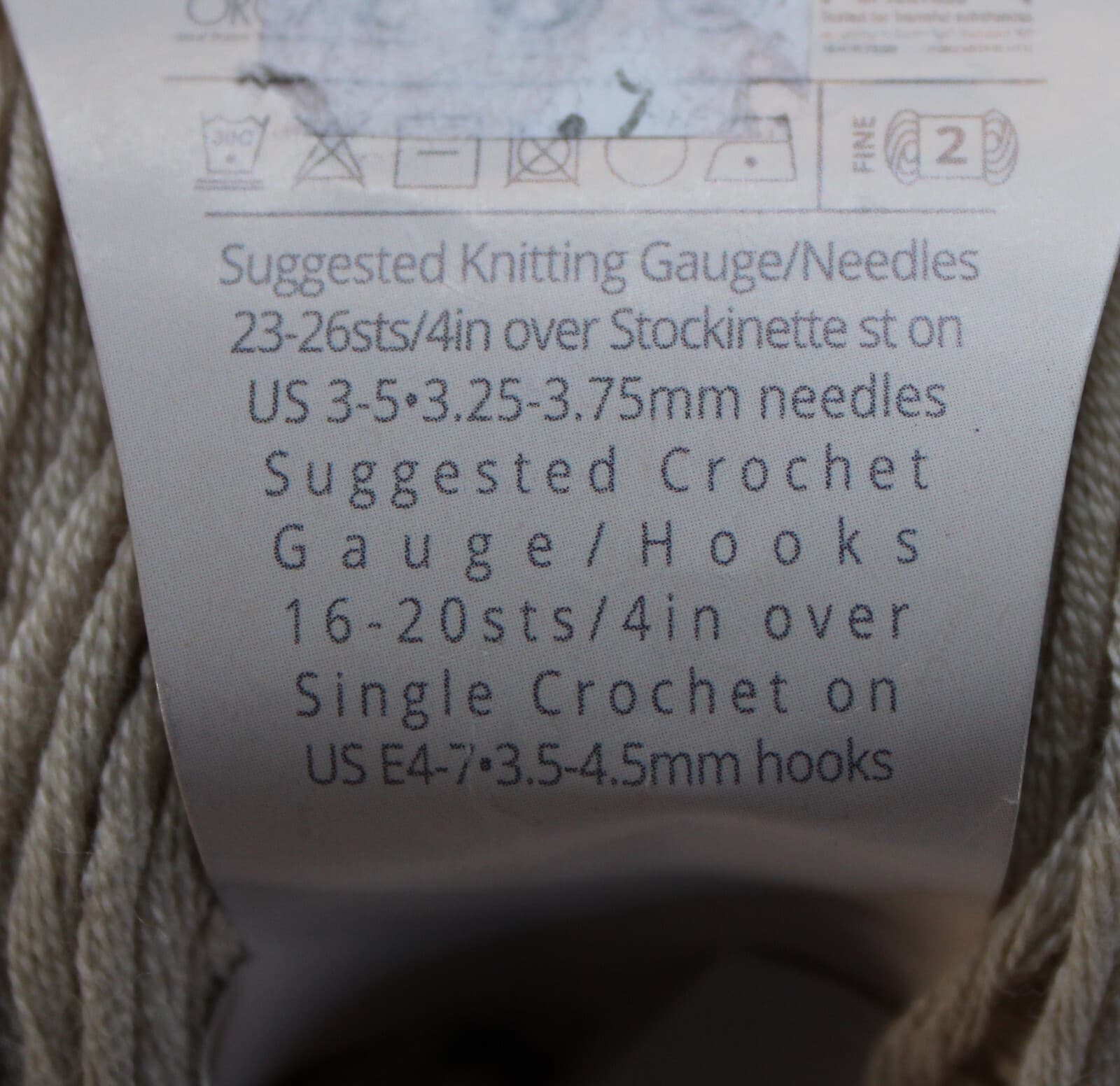 Ella Rae ECO Organic Cotton 100% Col 06 Hazel 3.52oz, 273yd - Thumbnail 5