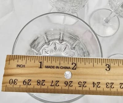 St. George American Heritage 4 Crystal Wine Glasses Long Stemware Water Goblet - Thumbnail 11