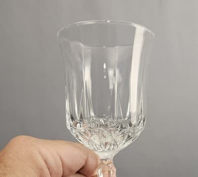 St. George American Heritage 4 Crystal Wine Glasses Long Stemware Water Goblet - Thumbnail 4