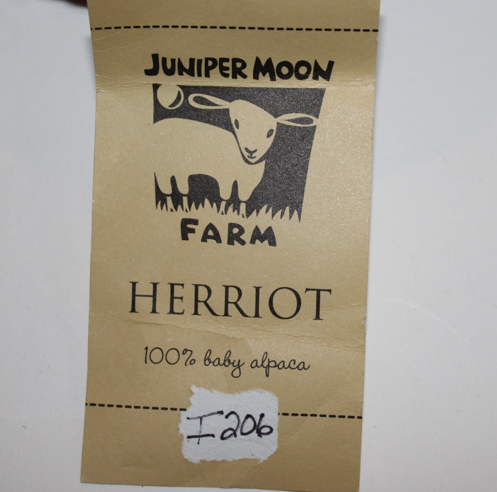 Juniper Moon Farm Yarn Herriot Col 3 Tan 100% Baby Alpaca 3.5oz 218yd - Thumbnail 3