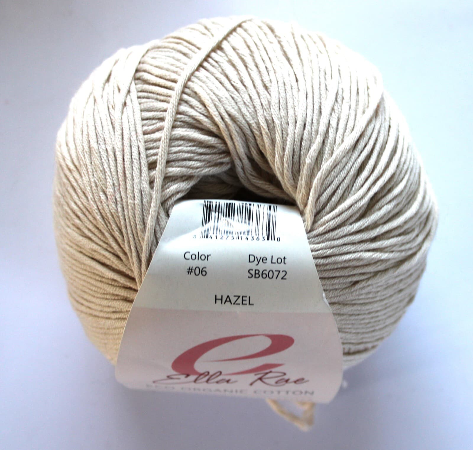 Ella Rae ECO Organic Cotton 100% Col 06 Hazel 3.52oz, 273yd - Thumbnail 2