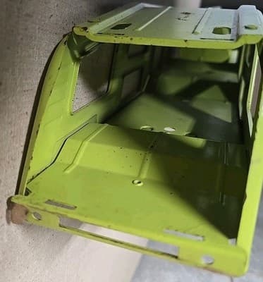 Vintage Tonka Pressed Steel Green Auto Transport Car Carrier Hauler Semi - Thumbnail 8