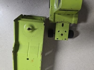 Vintage Tonka Pressed Steel Green Auto Transport Car Carrier Hauler Semi - Thumbnail 11