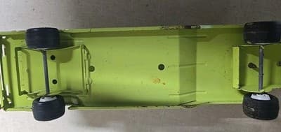 Vintage Tonka Pressed Steel Green Auto Transport Car Carrier Hauler Semi - Thumbnail 9