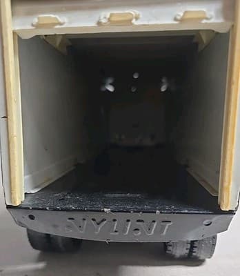 Nylint GMC Astro 18-Wheeler Tractor Trailer Pressed Steel Blue White Red - Thumbnail 9