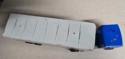 Nylint GMC Astro 18-Wheeler Tractor Trailer Pressed Steel Blue White Red - Thumbnail 5