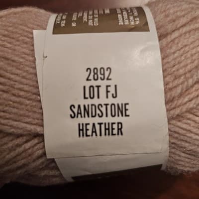 Bernat Berella Sportspun Sandstone Heather Yarn 3 ply US6 Acrylic #2892 1.5oz - Thumbnail 4