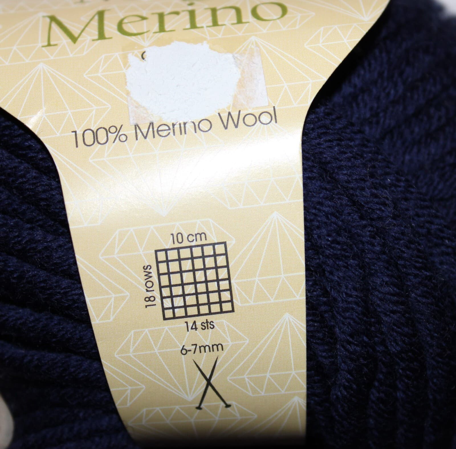 Diamond Luxury Mega Merino Yarn, 100% Merino Wool, Col 200 Blue 100gr 90m - Thumbnail 5