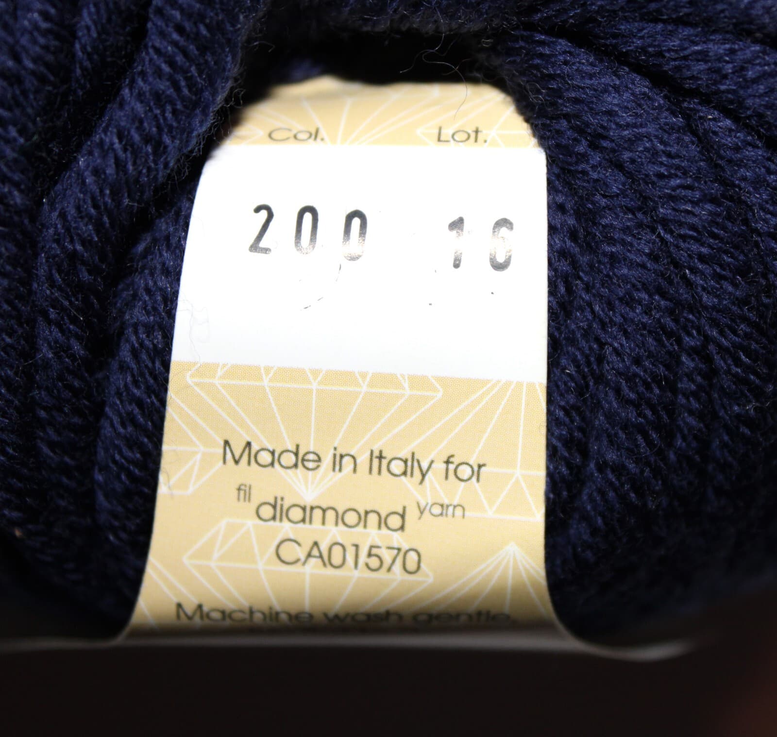 Diamond Luxury Mega Merino Yarn, 100% Merino Wool, Col 200 Blue 100gr 90m - Thumbnail 3