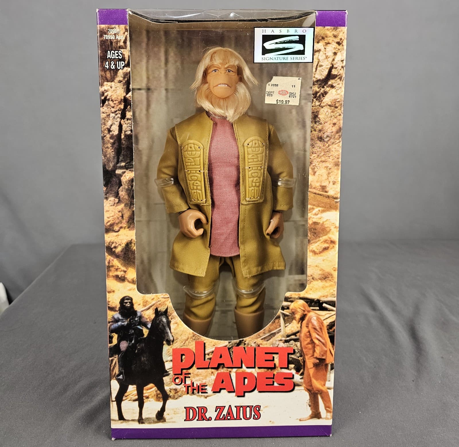 1998 HASBRO Signature Series PLANET OF THE APES 12" Inch DR. ZAIUS Kenner Figure