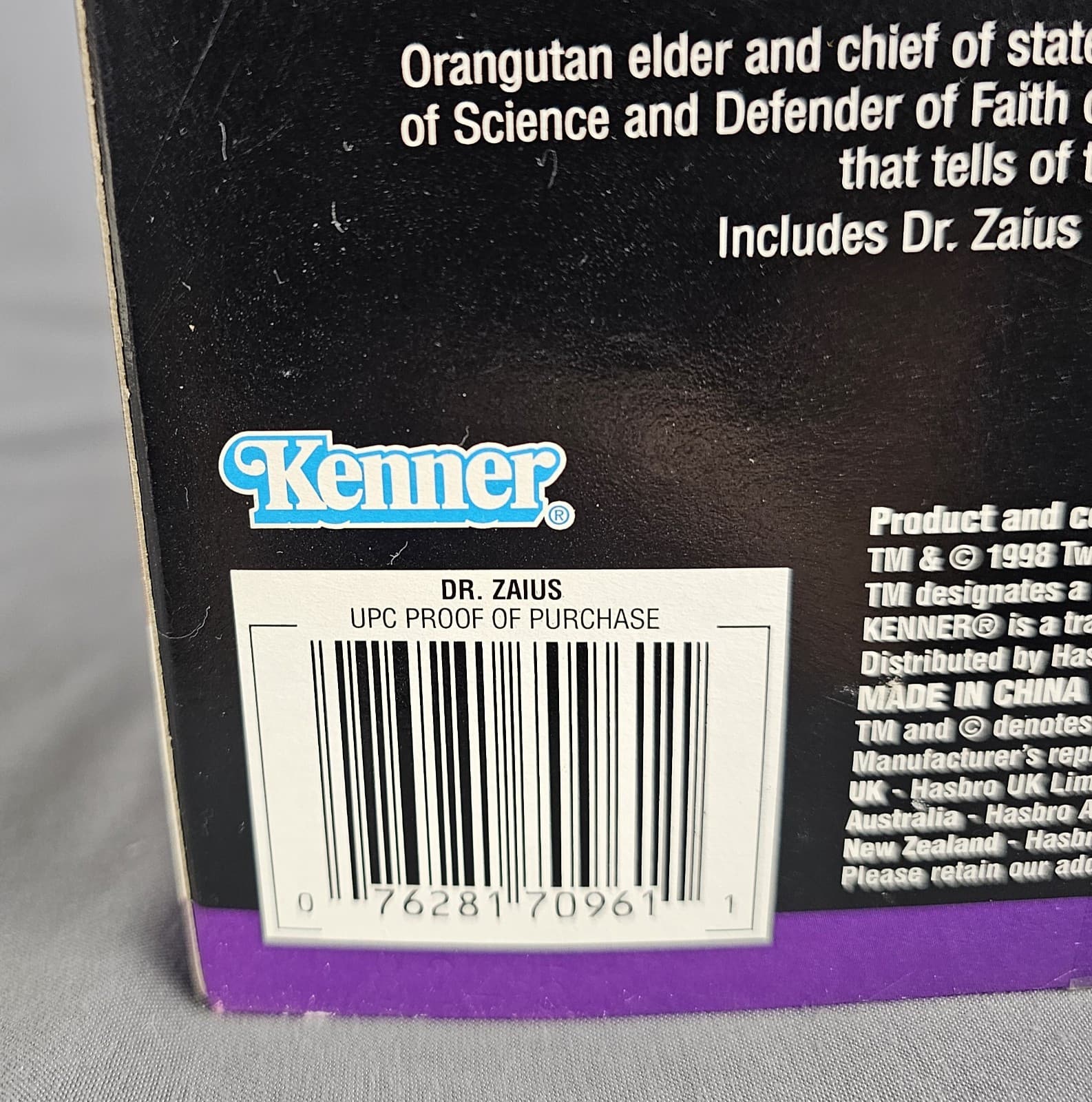 1998 HASBRO Signature Series PLANET OF THE APES 12" Inch DR. ZAIUS Kenner Figure - Thumbnail 5