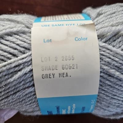 Yarns Brunswick Fore-N-Aft Sport Gray Heather Acrylic 50gr, 175yds US5 - Thumbnail 6