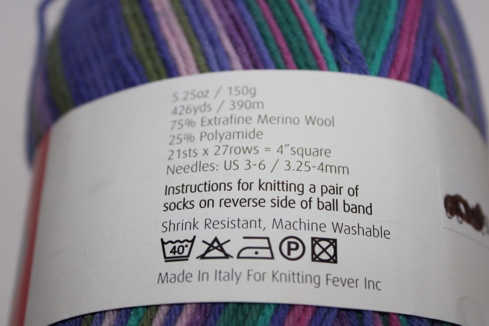 KFI Indulgence 6 Ply 75% Extrafine Merino Wool Col 108 Mixed 5.25oz 426yd - Thumbnail 2
