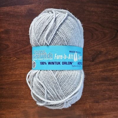 Yarns Brunswick Fore-N-Aft Sport Gray Heather Acrylic 50gr, 175yds US5