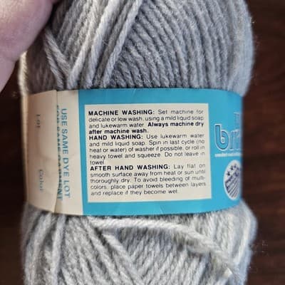 Yarns Brunswick Fore-N-Aft Sport Gray Heather Acrylic 50gr, 175yds US5 - Thumbnail 3