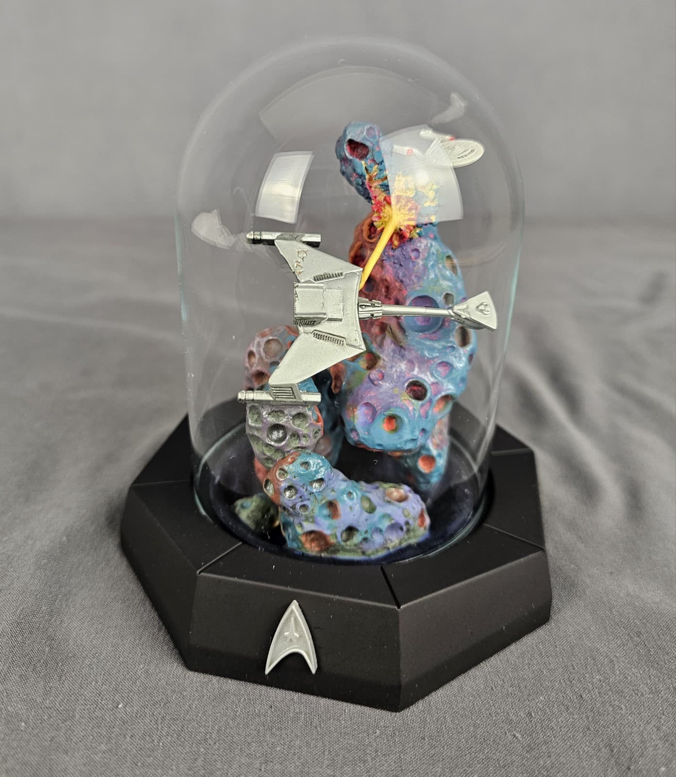 1996 Star Trek Klingon Encounter Sculpture Globe Dome Limited Ed Numbered - Thumbnail 6