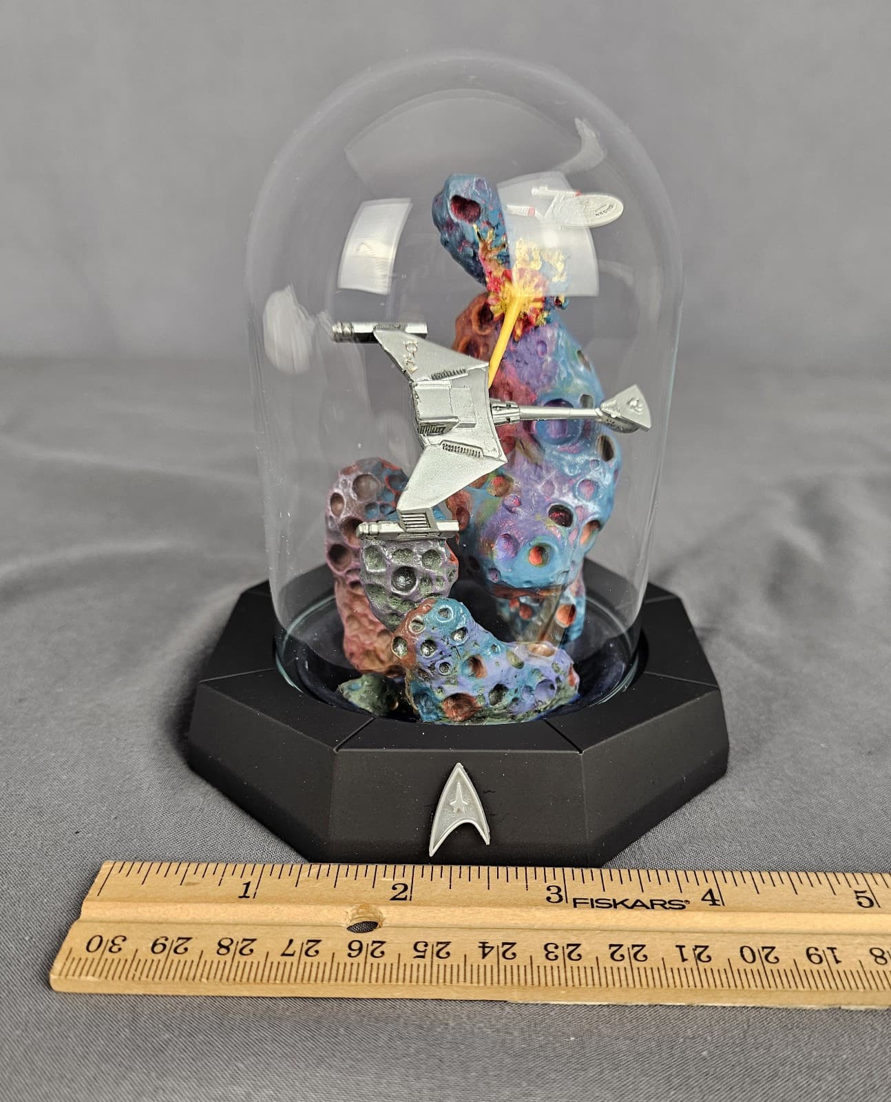 1996 Star Trek Klingon Encounter Sculpture Globe Dome Limited Ed Numbered - Thumbnail 8