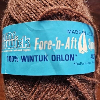 Yarns Brunswick Fore-N-Aft Sport Dark Coffee Acrylic 50gr, 175yds US5 - Thumbnail 2