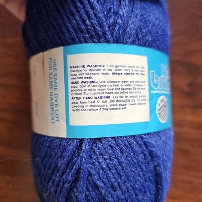 Yarns Brunswick Fore-N-Aft Sport Lt. Navy Acrylic 50gr, 175yds US5 - Thumbnail 6