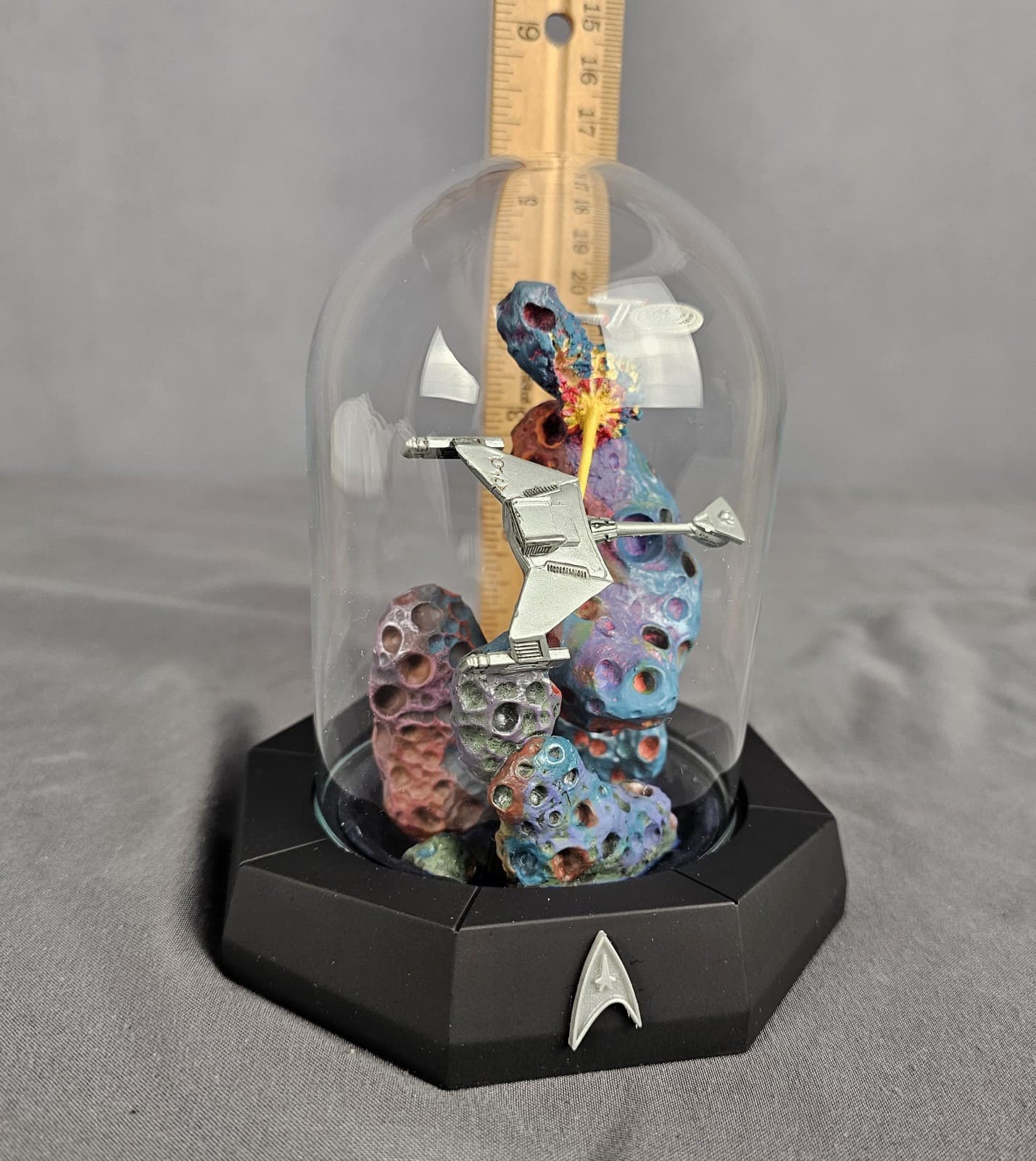 1996 Star Trek Klingon Encounter Sculpture Globe Dome Limited Ed Numbered - Thumbnail 7