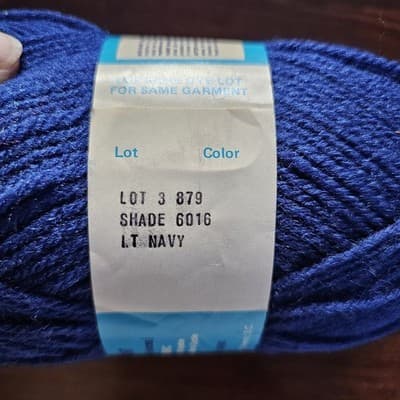 Yarns Brunswick Fore-N-Aft Sport Lt. Navy Acrylic 50gr, 175yds US5 - Thumbnail 7
