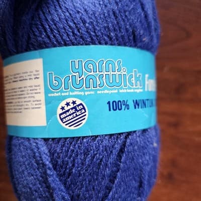 Yarns Brunswick Fore-N-Aft Sport Lt. Navy Acrylic 50gr, 175yds US5 - Thumbnail 5