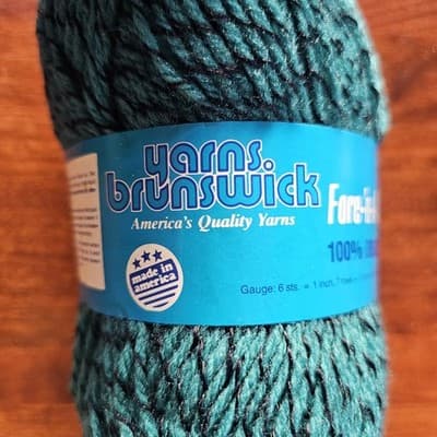 Yarns Brunswick Fore-N-Aft Sport Green Ragg Acrylic 50gr, 175yds US5 - Thumbnail 3