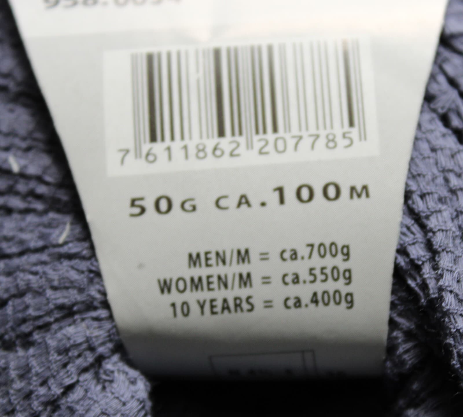 Lang Yarns Origami 100% Cotton Col 958.0034 Blue 50g 100m - Thumbnail 4