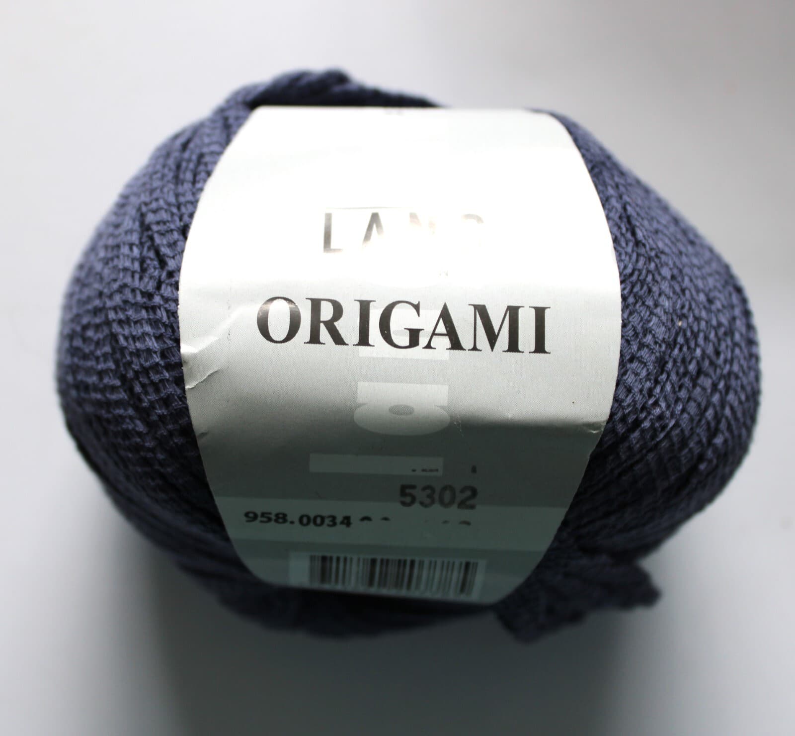 Lang Yarns Origami 100% Cotton Col 958.0034 Blue 50g 100m