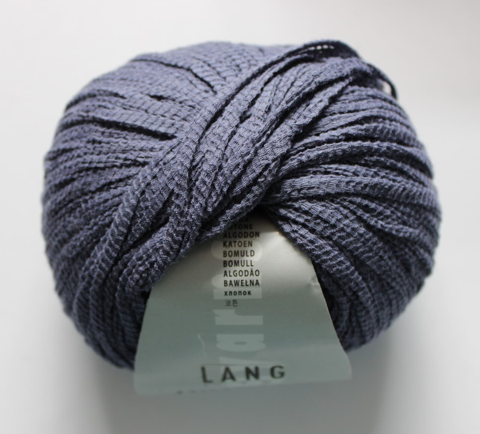 Lang Yarns Origami 100% Cotton Col 958.0034 Blue 50g 100m - Thumbnail 2