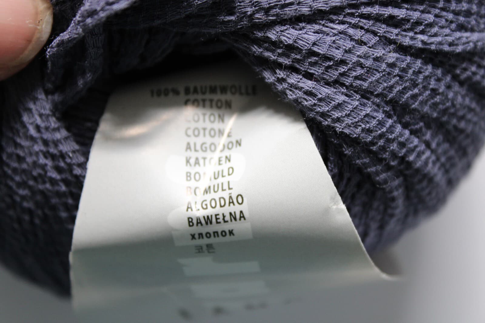 Lang Yarns Origami 100% Cotton Col 958.0034 Blue 50g 100m - Thumbnail 3