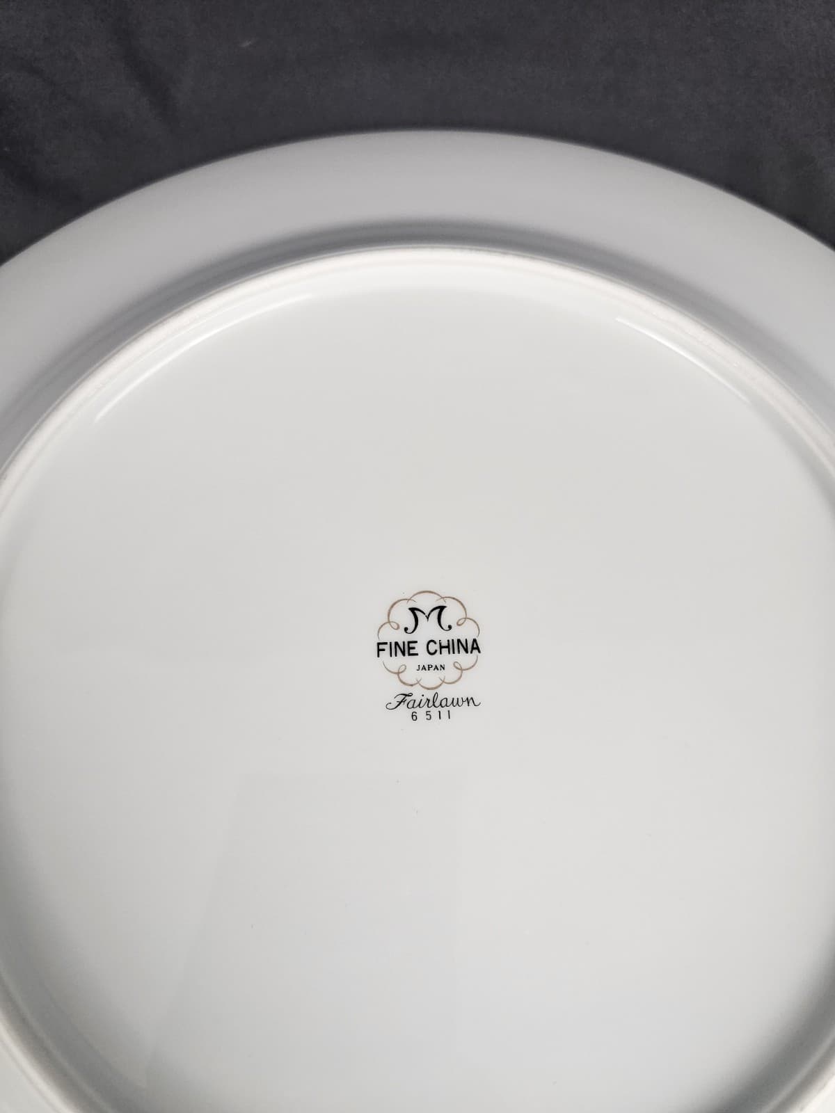 Fine China of Japan Fairlawn 6511 12” Round Platter Porsalane Excellent Cond. - Thumbnail 7