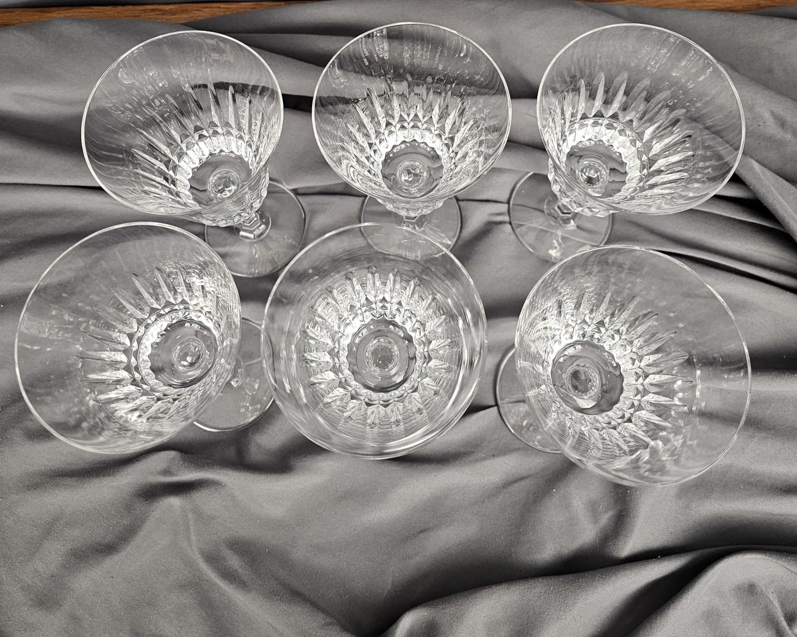 Set of 6 Mikasa Belvedere Crystal Water Goblet 7 3/8"tall - Thumbnail 6