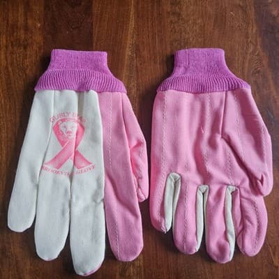 2 Pairs Gurly Bear Work Gloves Brookville Glove Pink One Size New Free Shipping