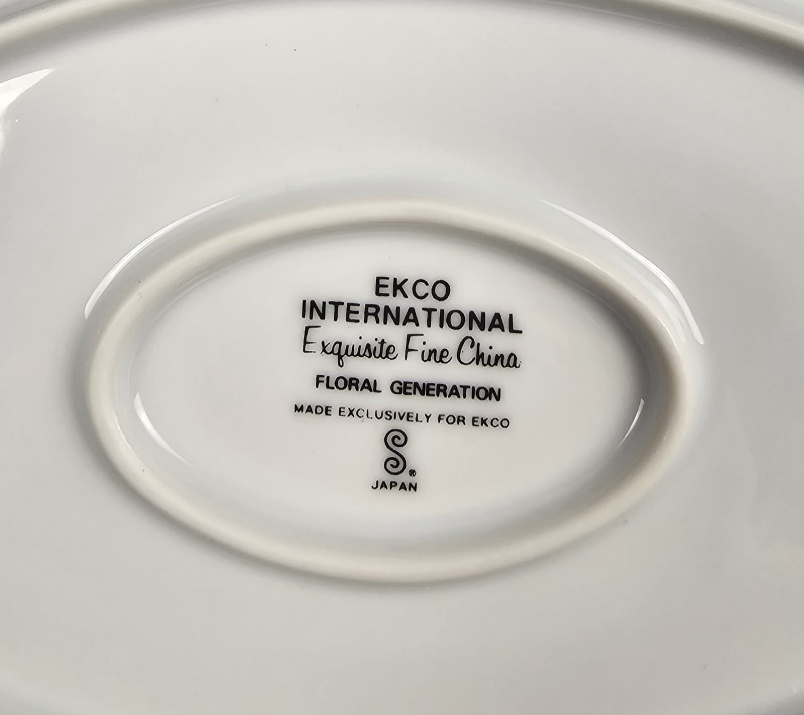 Gravy Boat by Ekco International Floral Generation Japan Fine China Silver Trim - Thumbnail 5