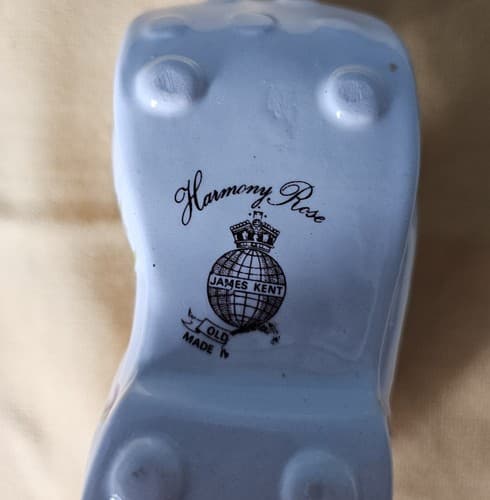 Vintage Old Foley James Kent Strawberry Porcelain Shoe Boot Decoration England - Thumbnail 6