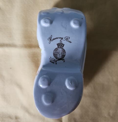 Vintage Old Foley James Kent Strawberry Porcelain Shoe Boot Decoration England - Thumbnail 5