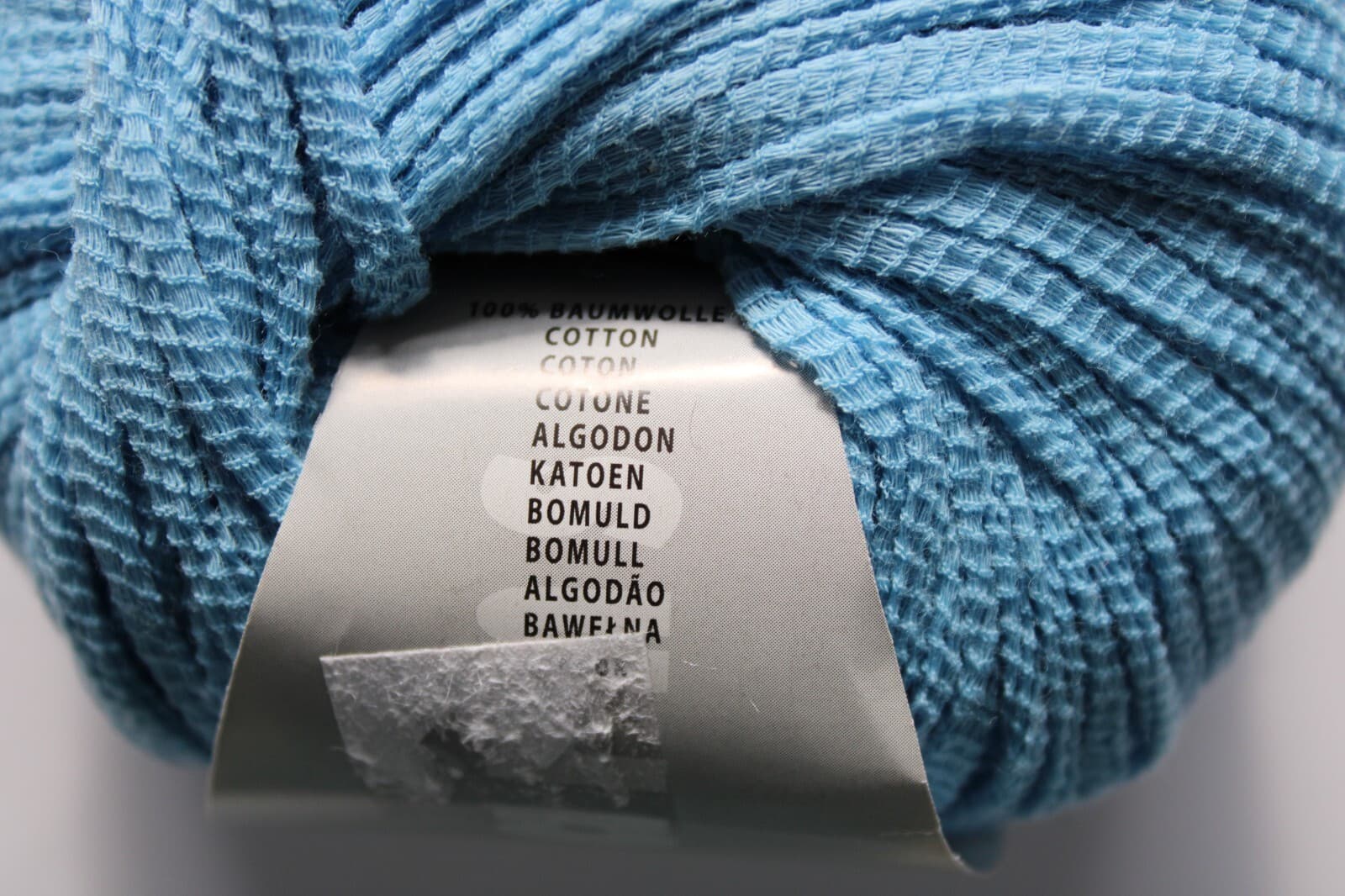 Lang Yarns Origami 100% Cotton Col 958.0021 Light Blue 50g 100m - Thumbnail 3