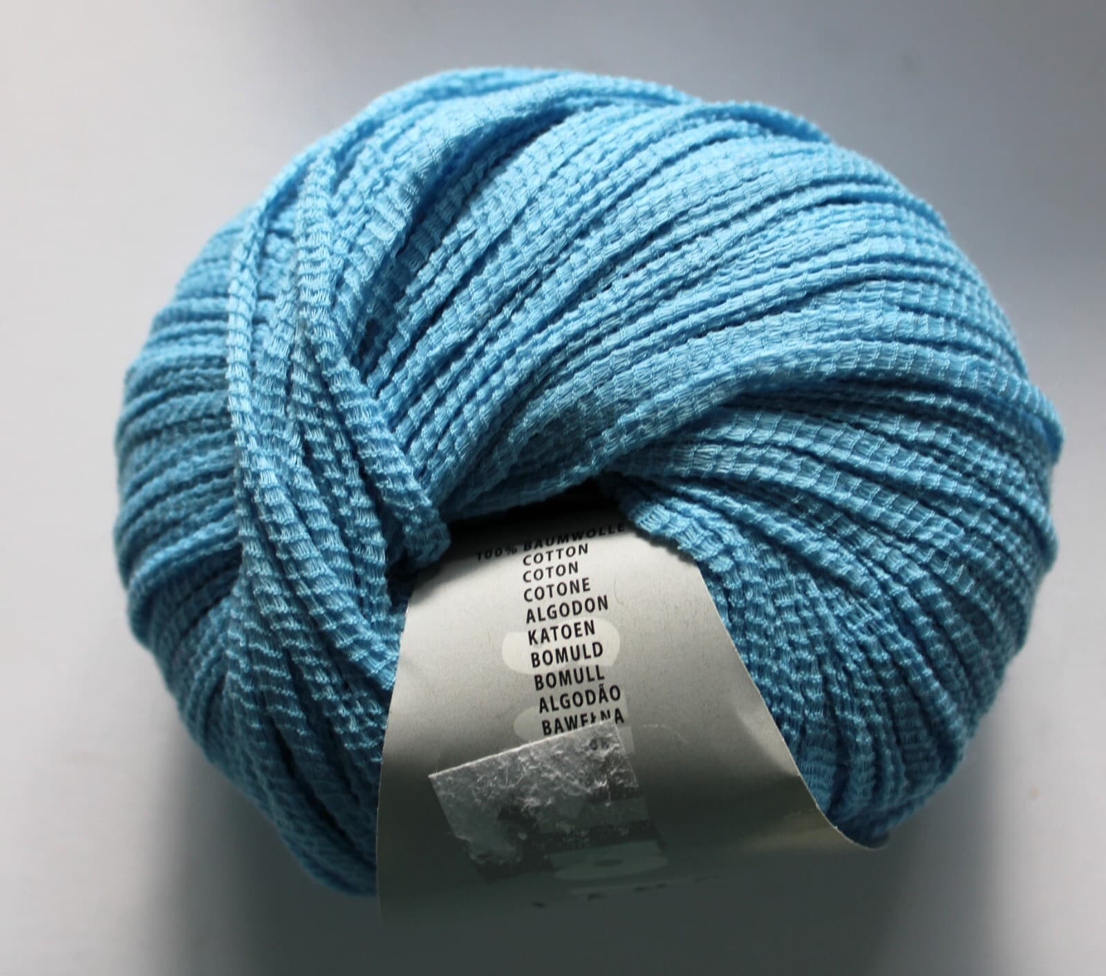 Lang Yarns Origami 100% Cotton Col 958.0021 Light Blue 50g 100m - Thumbnail 2