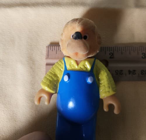 1986 McDonalds Happy Meal Berenstein Bear Papa Bear Figure - Thumbnail 4
