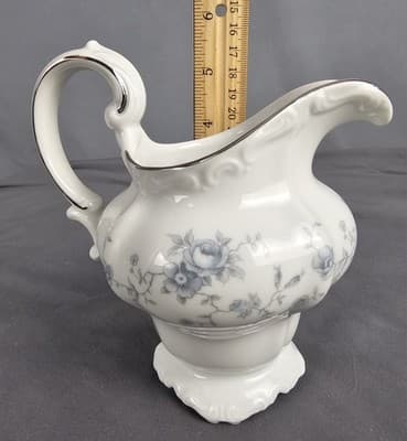 Johann Haviland Blue Garland Bavaria Germany Creamer Vintage NIB - Thumbnail 7
