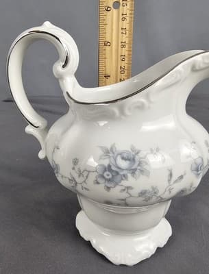 Johann Haviland Blue Garland Bavaria Germany Creamer Vintage NIB - Thumbnail 6