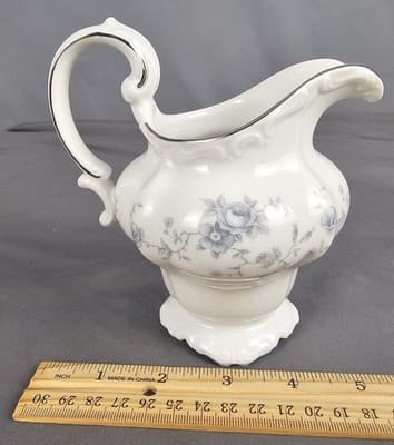 Johann Haviland Blue Garland Bavaria Germany Creamer Vintage NIB - Thumbnail 8