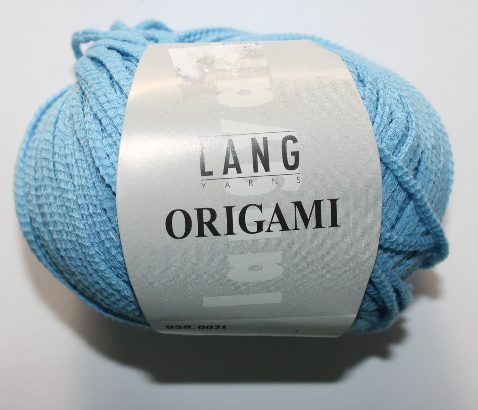 Lang Yarns Origami 100% Cotton Col 958.0021 Light Blue 50g 100m