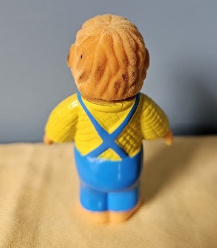 1986 McDonalds Happy Meal Berenstein Bear Papa Bear Figure - Thumbnail 2