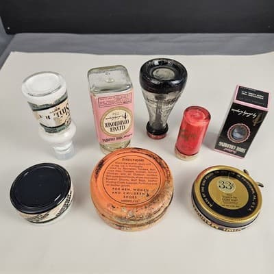 Lot of Vintage Shoe & Boot Shine Polish Tins & Bottles Esquire Pioneer Shoeshine - Thumbnail 8