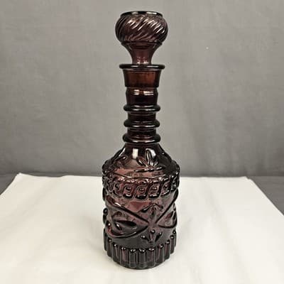 Jim Beam Vintage Purple Genie Bottle Whiskey Decanter From The 1960’s