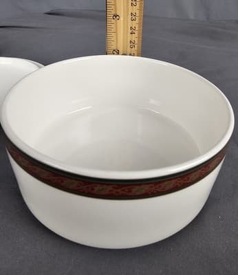 Mikasa Maxim Holiday Poinsettia Covered Dish Vintage Xmas Trinket Box Candy Dish - Thumbnail 8