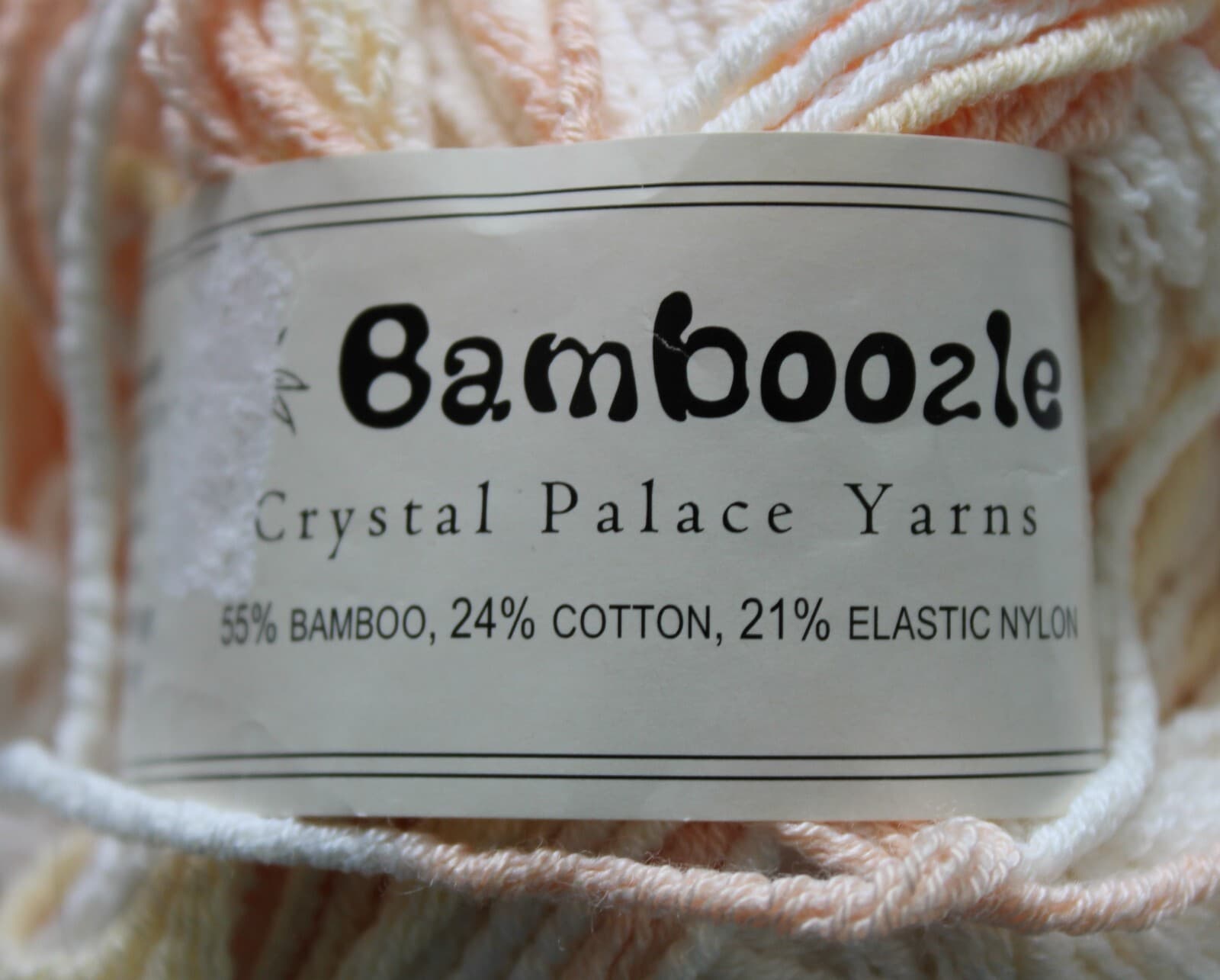 Crystal Palace Yarns Bamboozle 55% Bamboo cotton Col2303 Vanilla Creme 50g 90yd - Thumbnail 2